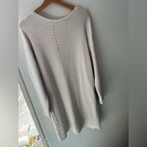 Halston size small sweater dress. Off white color